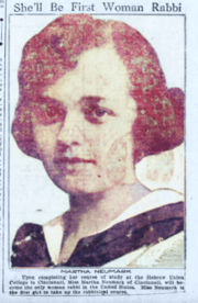 Martha Neumark (colorized)