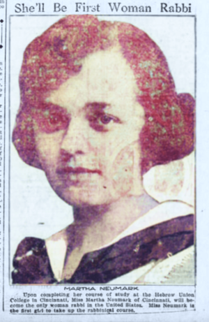 Martha Neumark (colorized)