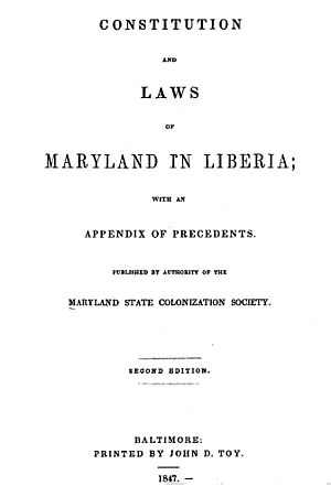 Maryland in Liberia