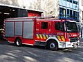 Mercedes Fire truck, Firedept Antwerpen Unit A15