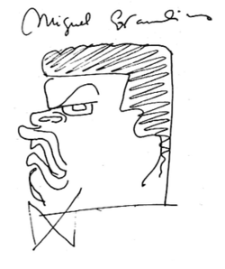 Miguel Covarrubias Self-caricature