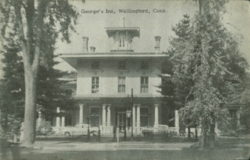 Moses Yale Beach home, later St. George's Inn Wallingford, and Choate Rosemary School22