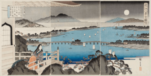 Murasaki Shikibu by Hiroshige