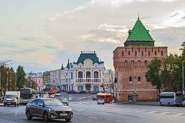 Dmitrievskaya Tower and Minin and Pozharsky Square