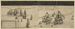 Naval engagement at Havana and Bahía de Matanzas, 1628 RCIN 722037.jpg