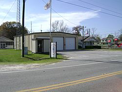 Naylor Volunteer Fire Department with Naylor Park in background