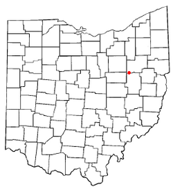 Location of Beach City, Ohio