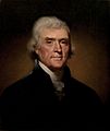 Official Presidential portrait of Thomas Jefferson (by Rembrandt Peale, 1800)