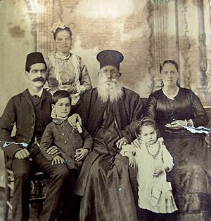 Orthodox priest family