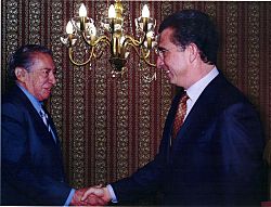 Oscar Vega y Ernesto Zedillo