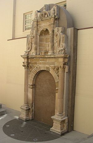 Ovila church portal at USF