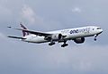 Qatar Airways Boeing 777 (A7-BAF) arrives London Heathrow Airport 21September2014 arp
