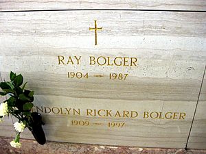 Ray & Gwendolyn Bolger's grave