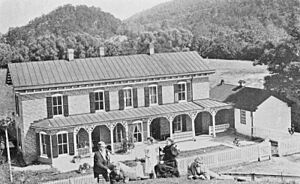 Residence and family of Franklin Herriott