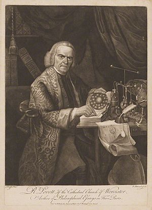 Richard Lovett's portrait by Robert Hancock, published by William Richardson, after Joseph Wright. Mezzotint, late 18th century