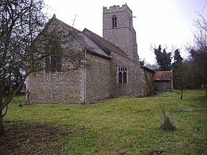 Saint Peter's church North Barningham, Norfolk, 15 February 2009 (2)
