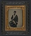 Samuel W. Doble of Company D, 12th Maine Infantry Regiment, with drum LOC 5229212656