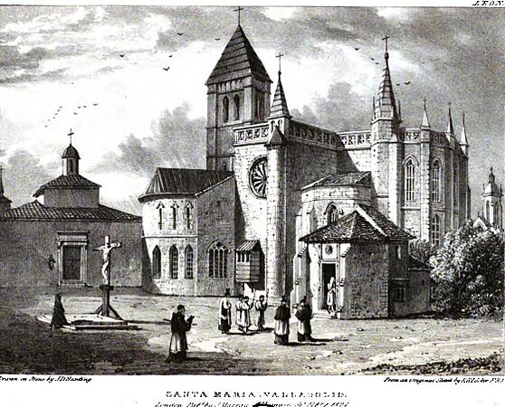 Santa María Antigua, Valladolid 1823 Edward Hawke Locker