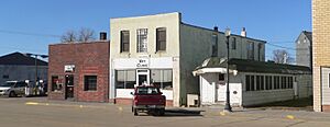 Scotland, South Dakota, bldgs N side Main Street betw 1-Curry 1