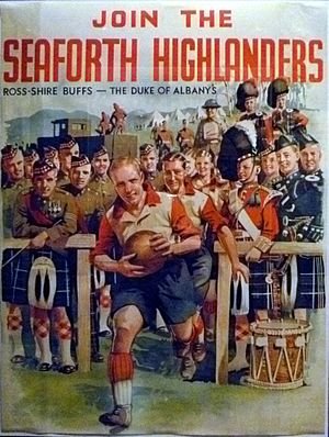 Seaforth Highlanders recruiting poster