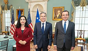 Secretary Blinken Meets with Kosovo President Osmani and Kosovo Prime Minister Kurti (52243873139)