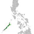 Siebenrockiella leytensis (Philippine pond turtle) distribution map