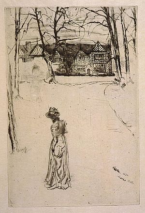 Speke Hall by James McNeill Whistler