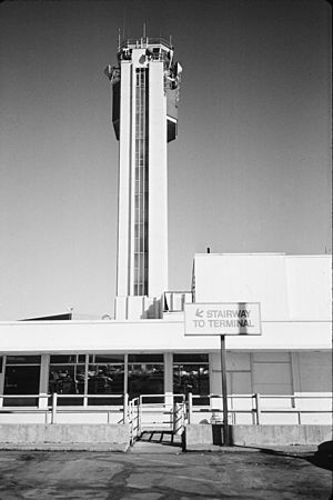 Stapleton International Airport control tower