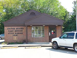 The U.S. Post Office in Steele, Alabama