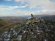 Summit cairn on Sheffield Pike