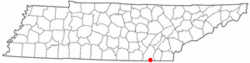Location of East Brainerd, Tennessee