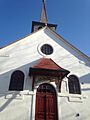 The Evangelical Lutheran church in Suceava, Suceava County, Bukovina, northeastern Romania