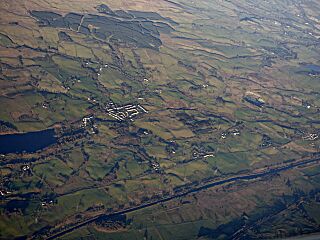 The Forth & Clyde Canal from the air (geograph 5229580)