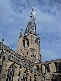 The crooked spire at Chesterfield - geograph.org.uk - 96728