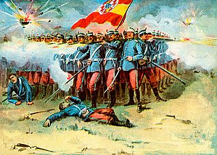 The last stand of the Spanish Garrison