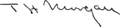 Thomas Hunt Morgan signature