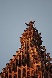 Tip of the tower of Strasbourg Cathedral