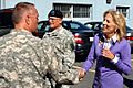 US Army 51255 Jill Biden visits Guard Soldiers