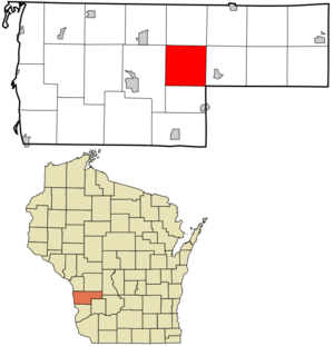 Vernon County Wisconsin incorporated and unincorporated areas Webster highlighted
