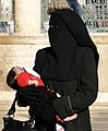 Woman in niqab, Aleppo (2010)