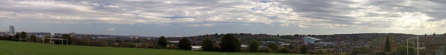 Wortley recreation ground panoramic