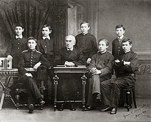 Zveref and students