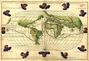 1544 Battista Agnese Worldmap