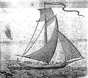 18th-century packet boat used for postal service