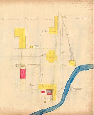 1923 fire insurance map of Manchester