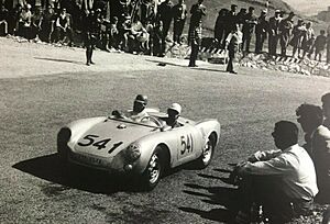1955-05-01 Mille Miglia Porsche 550-15 Seidel Glöckler