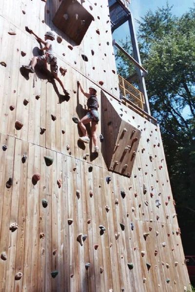 40ft Climbing Tower - far