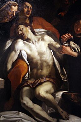 Andrea ansaldo, deposizione, 1600-30 ca. 02