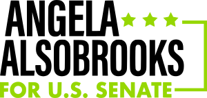 Angela Alsobrooks for Senate logo