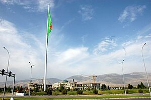 Ashgabat flagpole